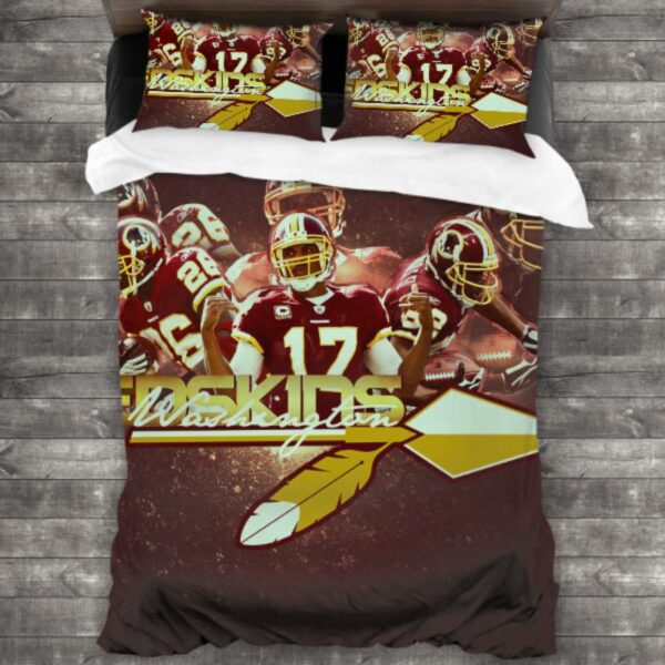 Never Fade Washington Redskins Football Team Logo Type 660 Bedding Sets Sporty Bedroom Home Decor