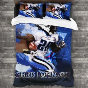 Never Fade Nfl Tennessee Titans Logo Type 663 Bedding Sets Sporty Bedroom Home Decor