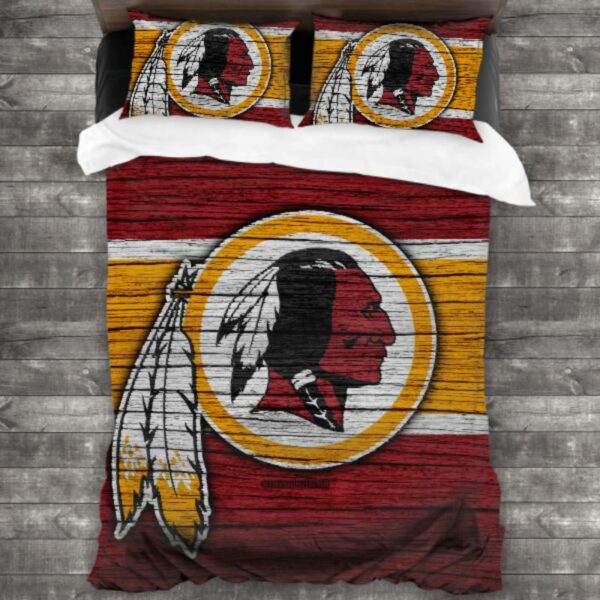 Never Fade Washington Redskins Football Team Logo Type 671 Bedding Sets Sporty Bedroom Home Decor