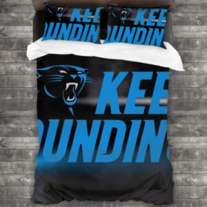 Nfl Carolina Panthers Logo Type 672 Bedding Sets Sporty Bedroom Home Decor