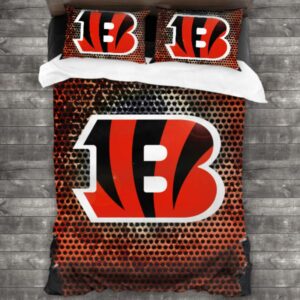 Nfl Cincinnati Bengals Logo Type 673 Bedding Sets Sporty Bedroom Home Decor