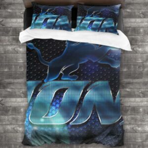 Nfl Detroit Lions Logo Type 681 Bedding Sets Sporty Bedroom Home Decor