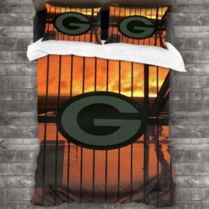 Nfl Green Bay Packers Logo Type 682 Bedding Sets Sporty Bedroom Home Decor