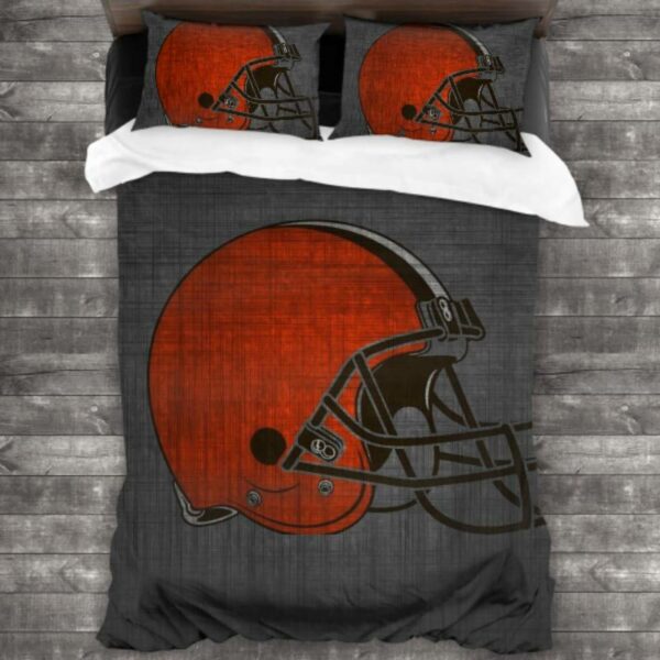 Nfl Cleveland Browns Logo Type 683 Bedding Sets Sporty Bedroom Home Decor