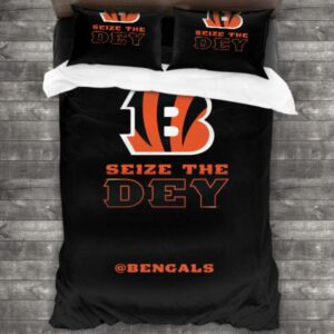 Nfl Cincinnati Bengals Logo Type 686 Bedding Sets Sporty Bedroom Home Decor
