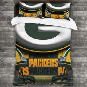 Nfl Green Bay Packers Logo Type 688 Bedding Sets Sporty Bedroom Home Decor