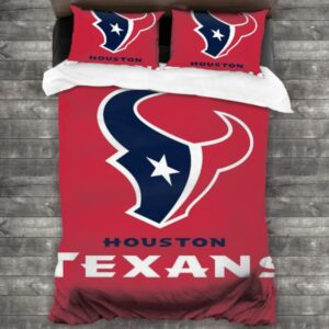 Nfl Houston Texans Logo Type 690 Bedding Sets Sporty Bedroom Home Decor