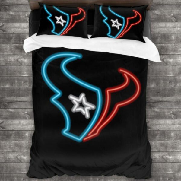 Nfl Houston Texans Logo Type 693 Bedding Sets Sporty Bedroom Home Decor