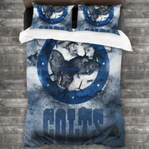 Nfl Indianapolis Colts Logo Type 696 Bedding Sets Sporty Bedroom Home Decor