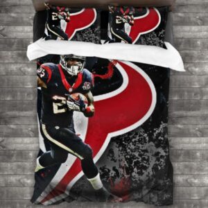 Nfl Houston Texans Logo Type 697 Bedding Sets Sporty Bedroom Home Decor