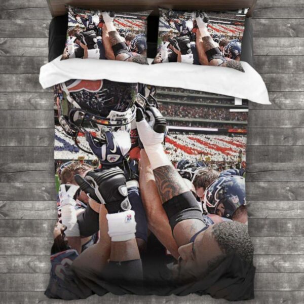 Nfl Houston Texans Logo Type 698 Bedding Sets Sporty Bedroom Home Decor