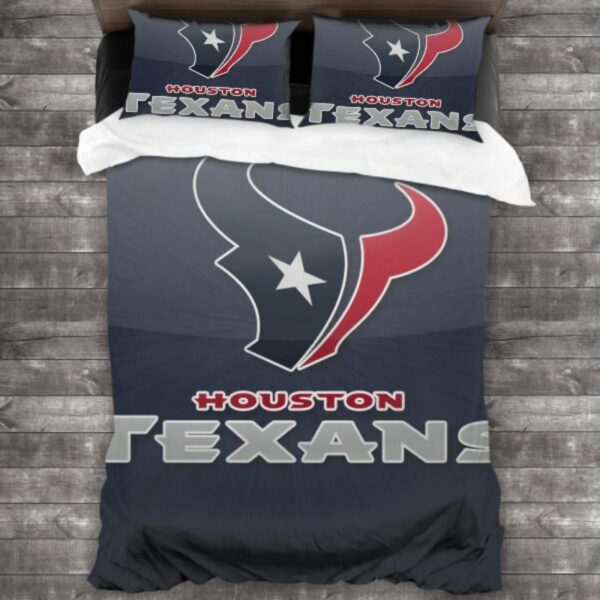 Nfl Houston Texans Logo Type 701 Bedding Sets Sporty Bedroom Home Decor