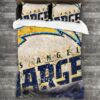Nfl Los Angeles Chargers Logo Type 704 Bedding Sets Sporty Bedroom Home Decor