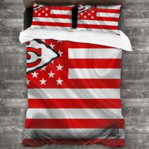 Nfl Kansas City Chiefs Logo Type 705 Bedding Sets Sporty Bedroom Home Decor