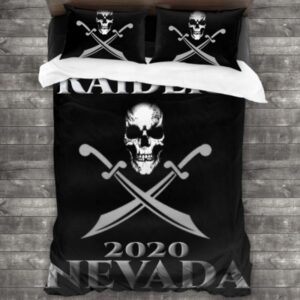 Nfl Las Vegas Raiders Logo Type 706 Bedding Sets Sporty Bedroom Home Decor