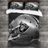 Nfl Las Vegas Raiders Logo Type 707 Bedding Sets Sporty Bedroom Home Decor