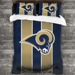 Nfl Los Angeles Rams Logo Type 708 Bedding Sets Sporty Bedroom Home Decor
