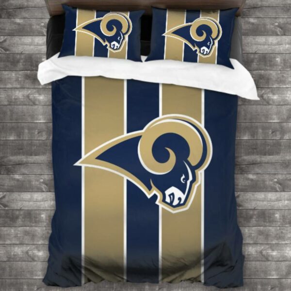 Nfl Los Angeles Rams Logo Type 708 Bedding Sets Sporty Bedroom Home Decor