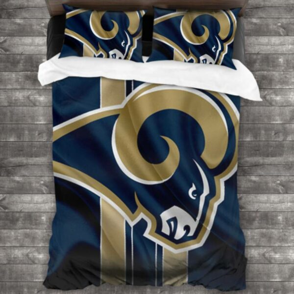 Nfl Los Angeles Rams Logo Type 709 Bedding Sets Sporty Bedroom Home Decor