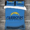 Nfl Los Angeles Chargers Logo Type 715 Bedding Sets Sporty Bedroom Home Decor