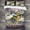 Nfl Minnesota Vikings Logo Type 718 Bedding Sets Sporty Bedroom Home Decor