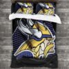 Nfl Minnesota Vikings Logo Type 719 Bedding Sets Sporty Bedroom Home Decor