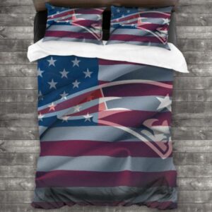 Nfl New England Patriots Logo Type 721 Bedding Sets Sporty Bedroom Home Decor