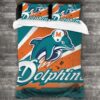 Nfl Miami Dolphins Logo Type 723 Bedding Sets Sporty Bedroom Home Decor