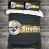 Nfl Pittsburgh Steelers Logo Type 724 Bedding Sets Sporty Bedroom Home Decor