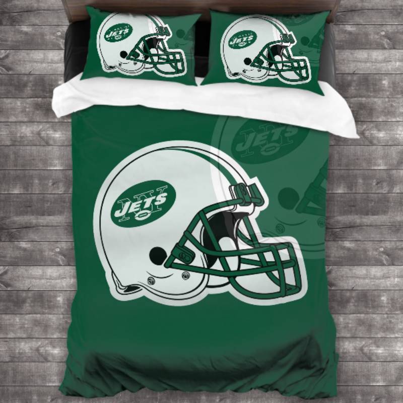 Nfl New York Jets Logo Type 725 Bedding Sets Sporty Bedroom Home Decor