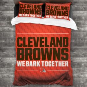 Soft Cleveland Browns Logo Type 753 Bedding Sets Sporty Bedroom Home Decor