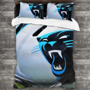 Soft Carolina Panthers Logo Type 754 Bedding Sets Sporty Bedroom Home Decor