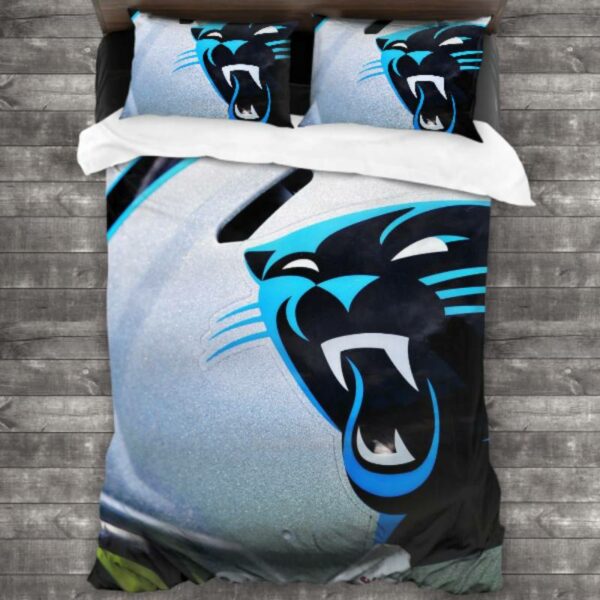 Soft Carolina Panthers Logo Type 754 Bedding Sets Sporty Bedroom Home Decor
