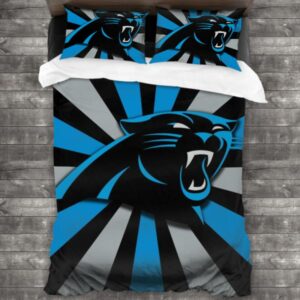 Soft Carolina Panthers Logo Type 755 Bedding Sets Sporty Bedroom Home Decor