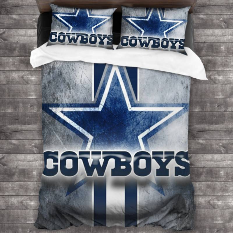 Soft Dallas Cowboys Logo Type 757 Bedding Sets Sporty Bedroom Home Decor