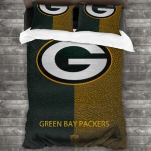 Soft Green Bay Packers Logo Type 758 Bedding Sets Sporty Bedroom Home Decor