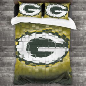 Soft Green Bay Packers Logo Type 760 Bedding Sets Sporty Bedroom Home Decor