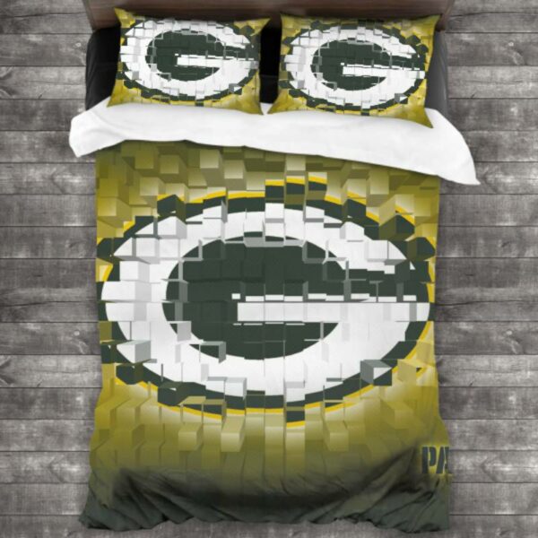 Soft Green Bay Packers Logo Type 760 Bedding Sets Sporty Bedroom Home Decor