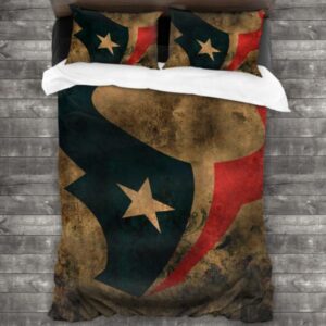 Soft Houston Texans Logo Type 761 Bedding Sets Sporty Bedroom Home Decor