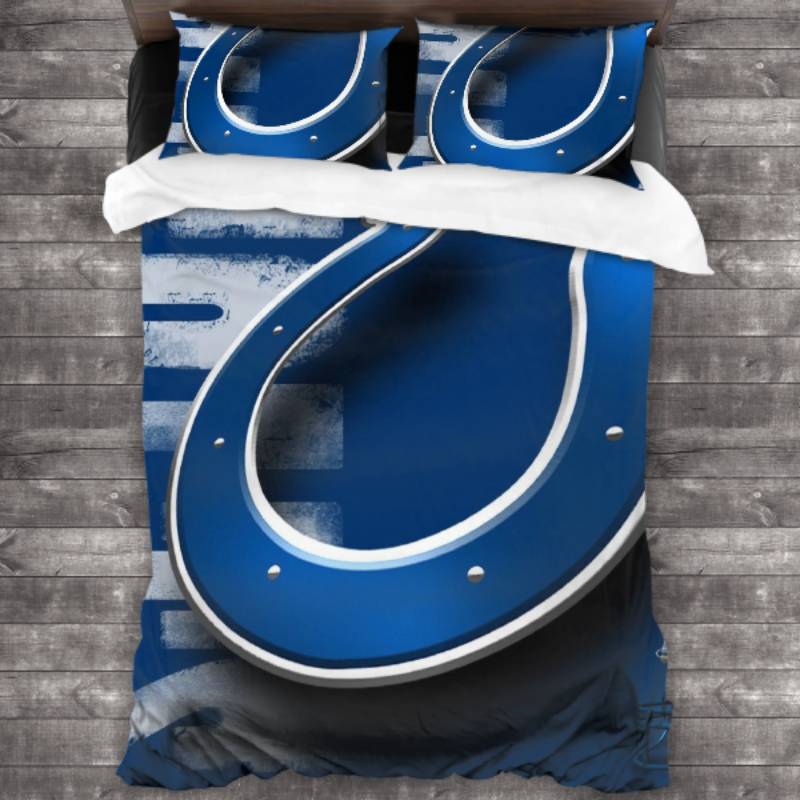 Soft Indianapolis Colts Logo Type 765 Bedding Sets Sporty Bedroom Home Decor