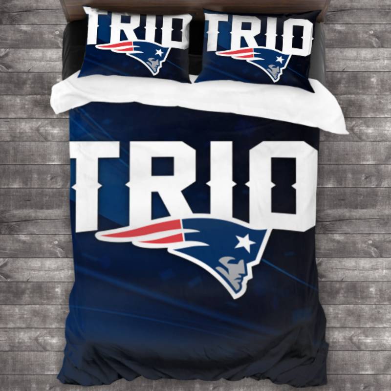 Soft New England Patriots Logo Type 770 Bedding Sets Sporty Bedroom Home Decor