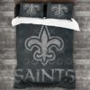 Soft New Orleans Saints Logo Type 771 Bedding Sets Sporty Bedroom Home Decor