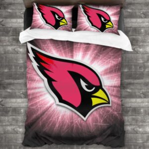 Soft Nfl Arizona Cardinals Logo Type 778 Bedding Sets Sporty Bedroom Home Decor