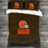 Soft Nfl Cleveland Browns Logo Type 781 Bedding Sets Sporty Bedroom Home Decor