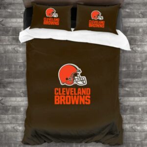 Soft Nfl Cleveland Browns Logo Type 781 Bedding Sets Sporty Bedroom Home Decor