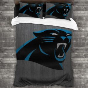Soft Nfl Carolina Panthers Logo Type 785 Bedding Sets Sporty Bedroom Home Decor