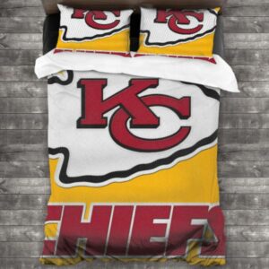 Soft Nfl Kansas City Chiefs Logo Type 793 Bedding Sets Sporty Bedroom Home Decor
