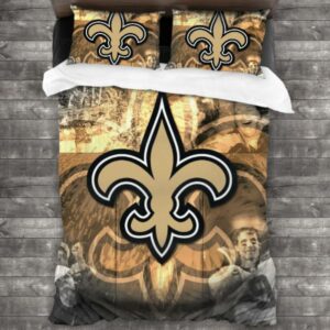 Soft Nfl New Orleans Saints Logo Type 795 Bedding Sets Sporty Bedroom Home Decor