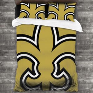 Soft Nfl New Orleans Saints Logo Type 796 Bedding Sets Sporty Bedroom Home Decor