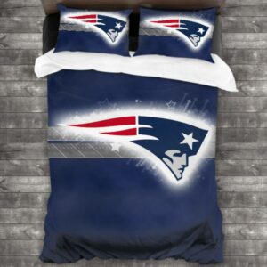 Soft Nfl New England Patriots Logo Type 797 Bedding Sets Sporty Bedroom Home Decor